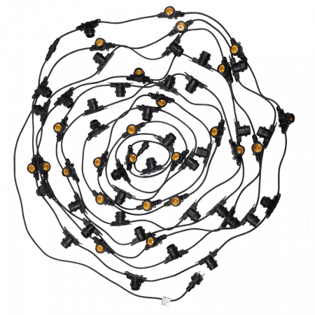 PBL-S60/L18+1.5 Black E27 IP65