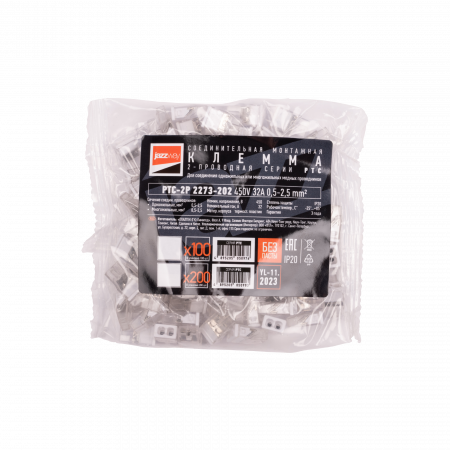 PTC-2P 2273-202 450V 32A 0,14-4.0mm2  /100 шт./