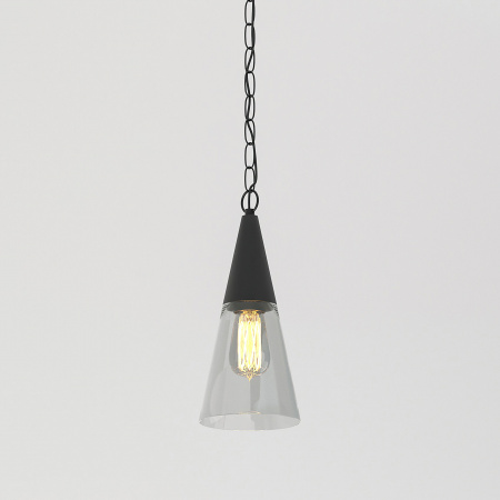 Светильник садово-парковый со стеклянным плафоном Vesto 35171/H черный