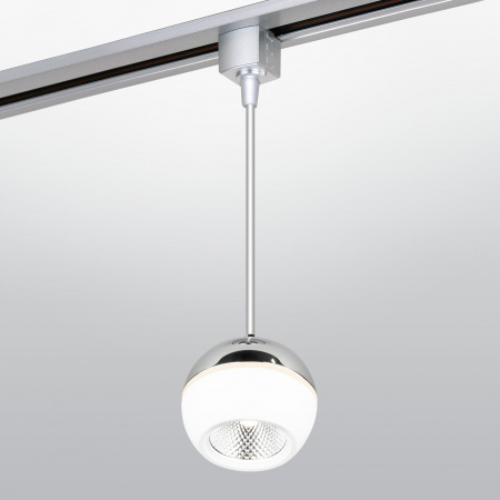 Basic System Коннектор для  шинопровода серебро TRLM-1-CH