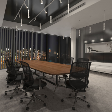 Basic System Шинопровод  3м в комплекте ввод питания и заглушка белый 85081/00