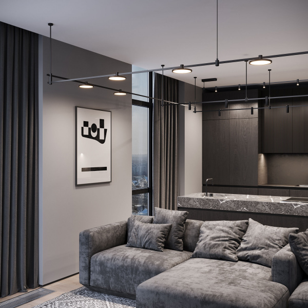 Esthetic Magnetic Декоративная стойка с коннектором h606mm MEDIUM 85153/00