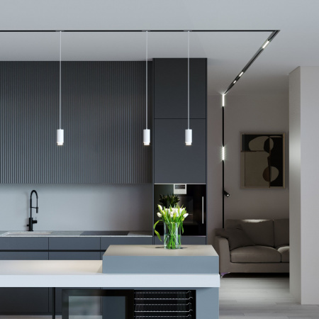 Basic System Nubis  Трековый светильник GU10 белый 85021/01