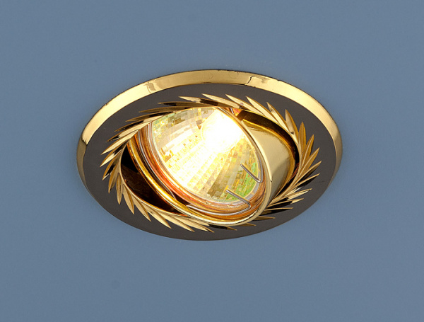 Точечный светильник 704 CX MR16 GU/GD черный/золото