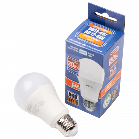 PLED-A60 МО 20w 4000K E27 DC12-48V/AC12-48V