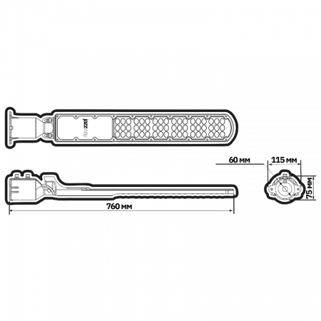 PSL 09 50W 4000K GR IP65