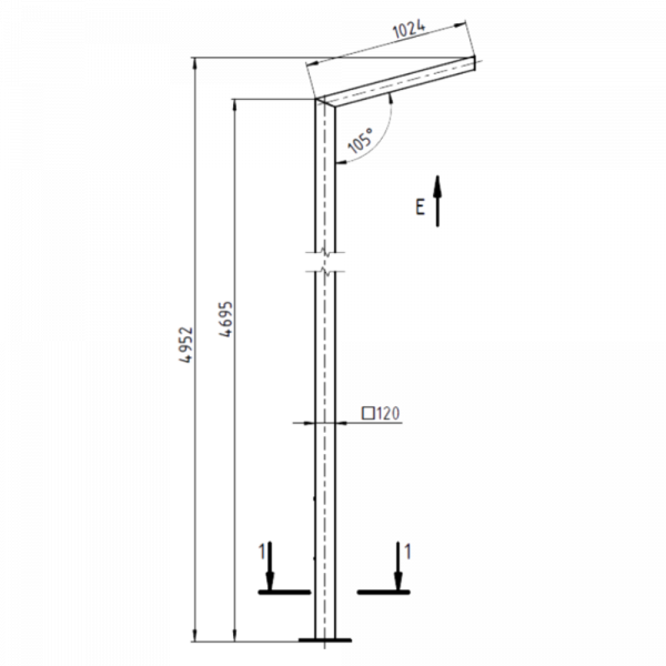 L-park STICK 2/30/30+30/Ш9/740/01/P1-F2/220AC IP65 YO