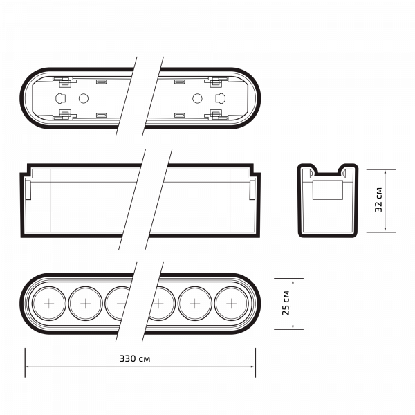 MTR16 1218 18W 4000K spot 36° BL IP20