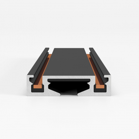 Flat Magnetic Шинопровод накладной чёрный 2м 85129/00