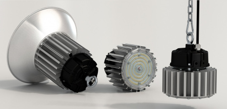 Светодиодный подвесной промышленный светильник Профи Компакт 100 ЭКО 3000К 90°