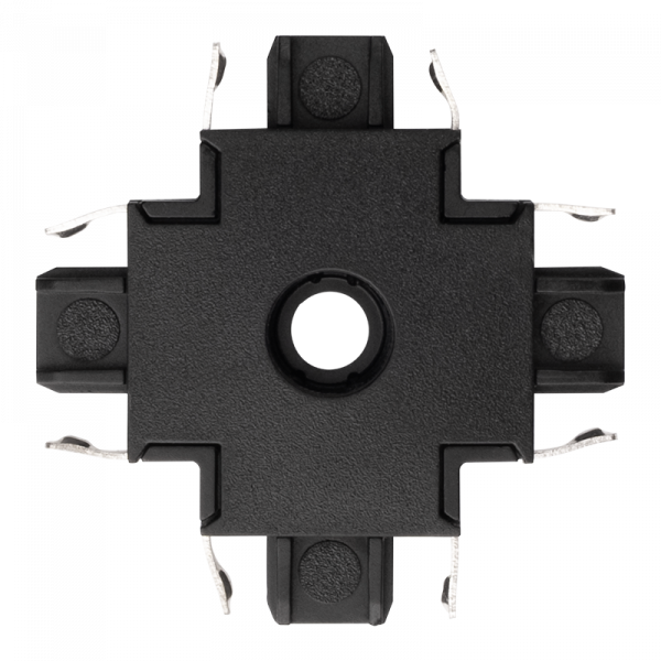 MTR16 CX-BL Коннектор черный X-обр.