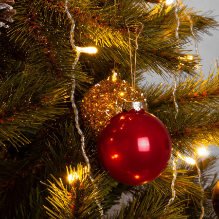 Светодиодная гирлянда занавес теплый белый 1,5*1м IP20 200-001