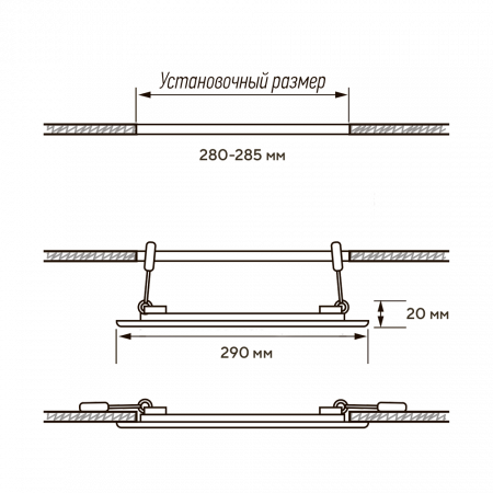 PPL-R 24w 6500K WH IP40