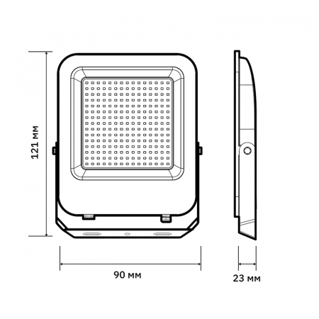 Прожектор светодиодный PFL-V 10W 6500K IP65