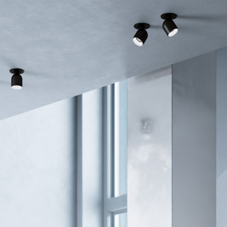 Светильник встраиваемый светодиодный Spot 7W 4000K черный 25093/LED