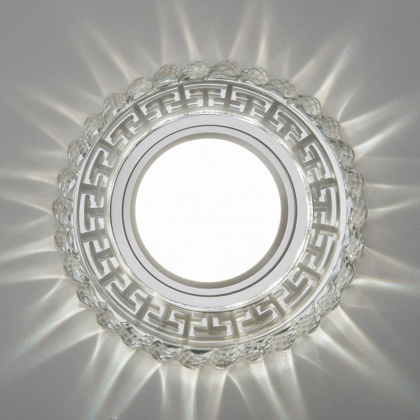Встраиваемый потолочный светильник с LED подсветкой 2217 MR16 CL прозрачный