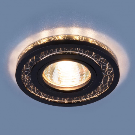 Точечный светодиодный светильник 7020 MR16 BK/SL черный/серебро