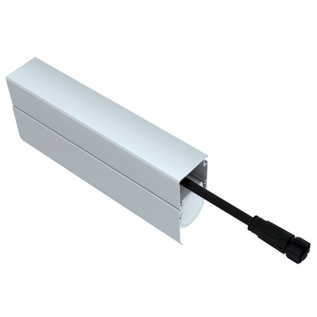Модерн v2.0 1 180мм (6Вт/м) 48В DC CRI80 5000К Опал (Профиль, козырек, транзитное штепсельное соединение)