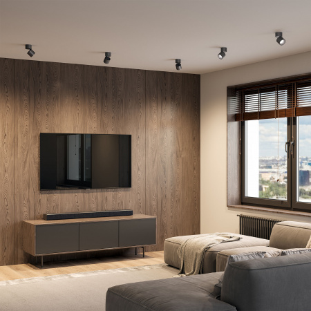 Светильник потолочный светодиодный Rolly 9W 3000K черный 25112/LED