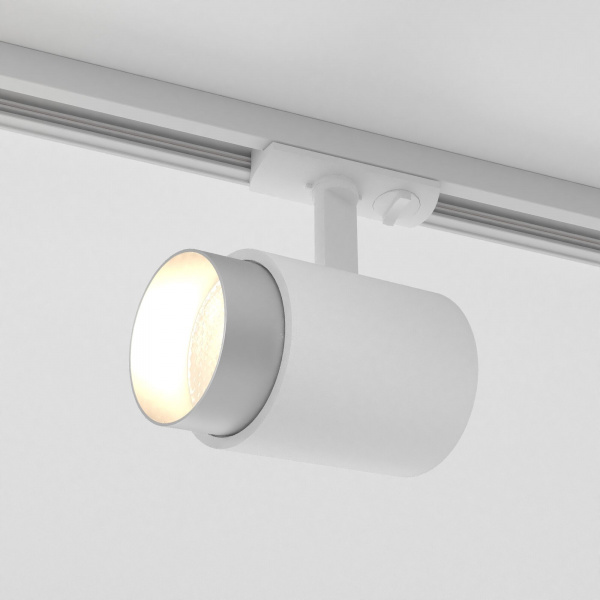 Basic System Трековый светильник 10W 4200K Cors белый/серебро 85513/01