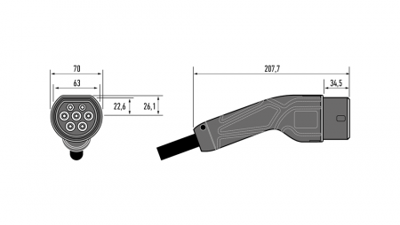 PVC-01 230V-32A-7.4kW