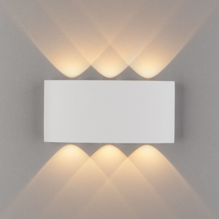 Twinky trio белый уличный настенный светодиодный светильник 1551 TECHNO LED