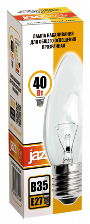 B35 240V 40w E27 clear