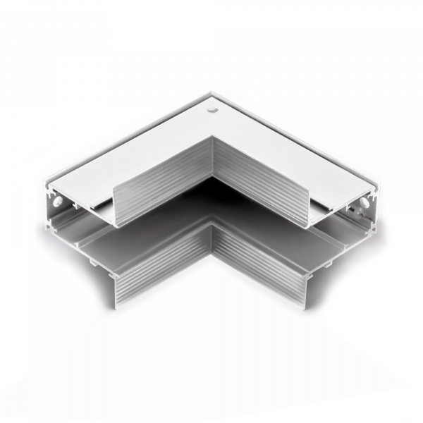 Slim Magnetic Коннектор угловой внутренний для встраиваемого шинопровода белый 85093/11