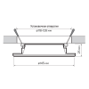 PLED DL6 10w 4000K WH IP40