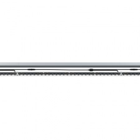 Модерн v2.0 6 Оптик 750мм (8Вт/м) 48В DC CRI80 3000К 25° (Профиль, козырек, транзитное штепсельное соединение)