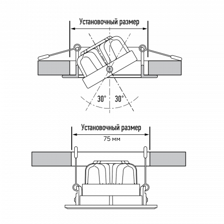 PSP-S 9044 7w White 4000K 38° IP40