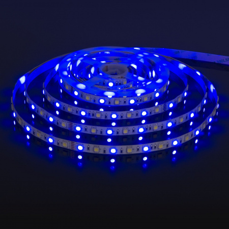 Светодиодная лента Лента светодиодная 24V 14,4W 60Led 5050+5050 IP20 MIX RGB/холодный белый, 5м