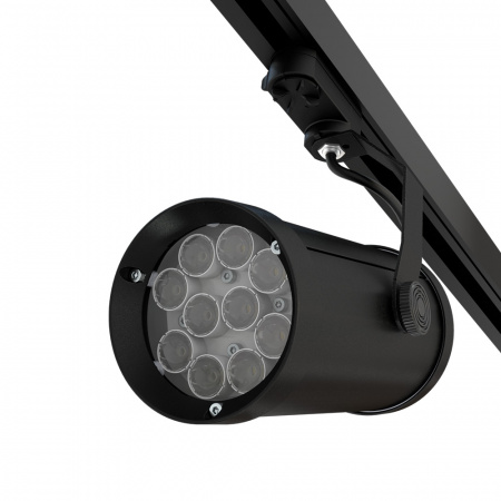 Акцент 20 CRI80 4000К 10х65° RAL9005 Муар Трековый шинопровод