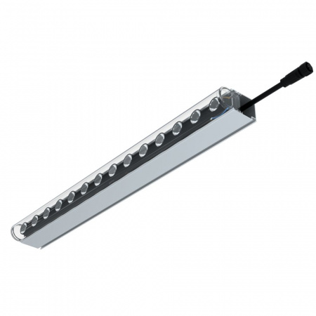 Модерн v2.0 8 Оптик 500мм (16Вт/м) 48В DC CRI80 3000К 45° (Профиль, транзитное штепсельное соединение)