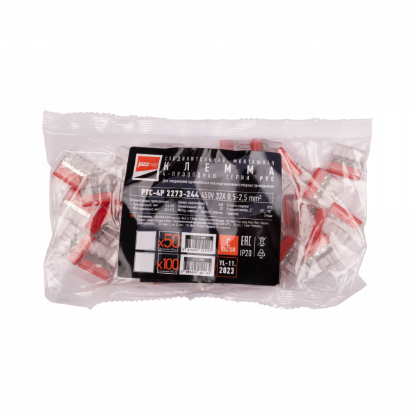 PTC-4P 2273-244 450V 32A 0,14-4.0mm2  /50 шт./