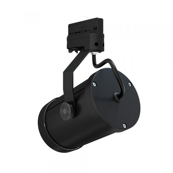 Акцент 8 CRI80 5000К 50° RAL9005 Муар Трековый шинопровод