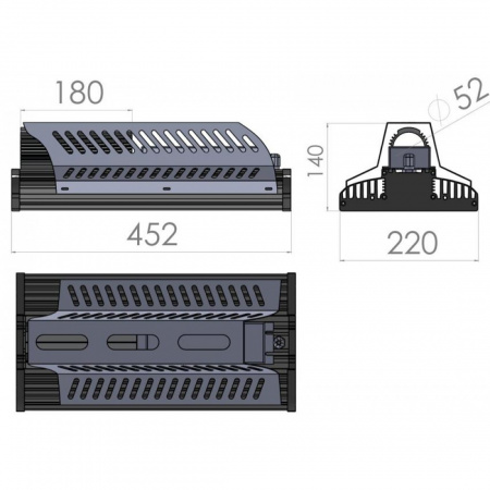 Уличный светодиодный светильник  SL-48