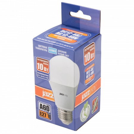 PLED-A60 МО 10w 6500K E27 DC12-48V/AC12-48V