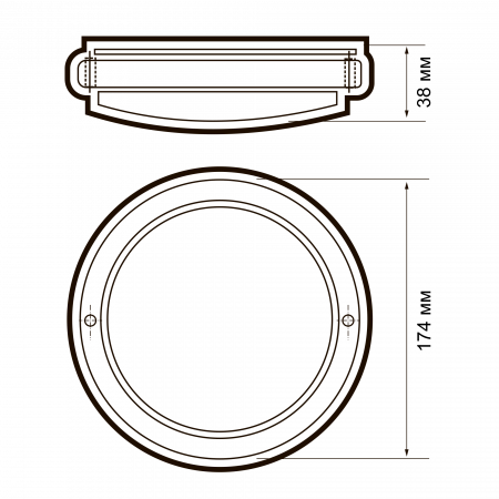 PBH-PC7-RA 18W 4000K WHITE IP65