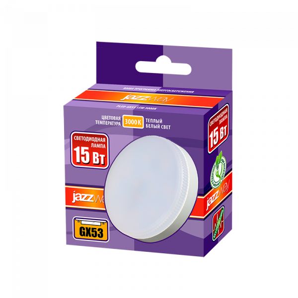 PLED GX53 15w 3000K