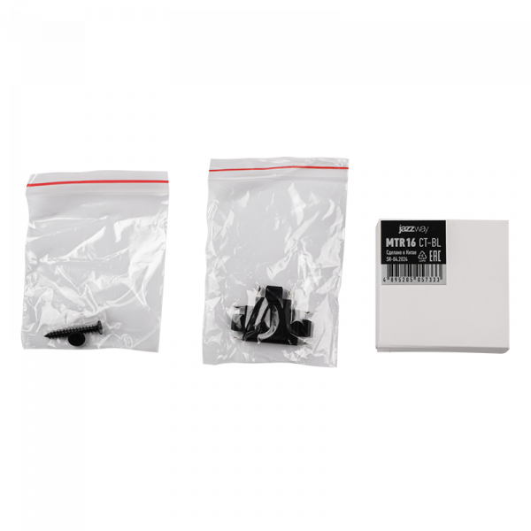 MTR16 CT-BL Коннектор черный T-обр.