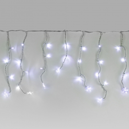 Гирлянда бахрома белый 1,8*0,5м IP20 100-002 белый