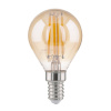 Филаментная светодиодная лампа G45 6W 3300K E14 тонированная BLE1408