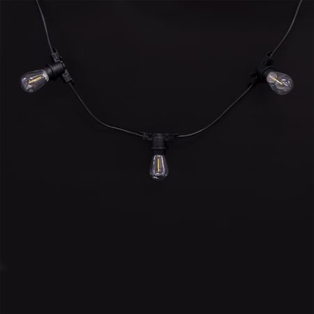 PBL-S60/L18+1.5 Black E27 IP65