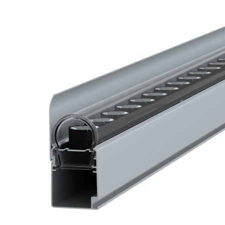 Модерн v2.0 6 Оптик 750мм (8Вт/м) 48В DC CRI80 3000К 25° (Профиль, козырек, транзитное штепсельное соединение)