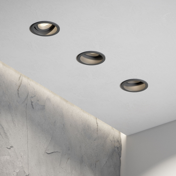 Светильник встраиваемый Tune GU10 графит 25014/01