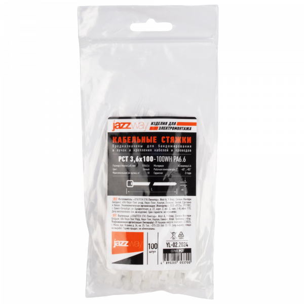 PCT 3,6x100-100WH PA6.6