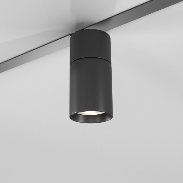 Slim Magnetic Трековый светильник  R02 12W 4200K черный 85012/01