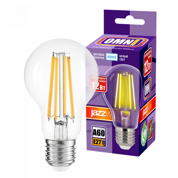 PLED OMNI A60 12w E27 4000K CL