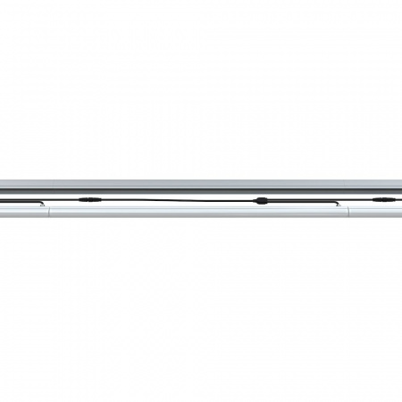 Модерн v2.0 6 675мм (9Вт/м) 48В DC CRI80 3000К Опал (Профиль, козырек, транзитное штепсельное соединение)